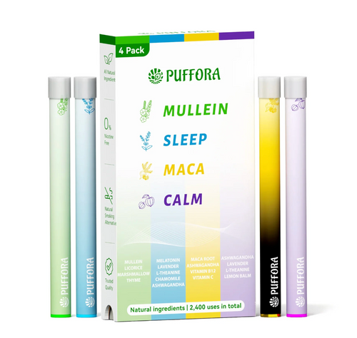 Puffora™ 4 en 1 — Vapor Aromático Antivape, Sin Nicotina